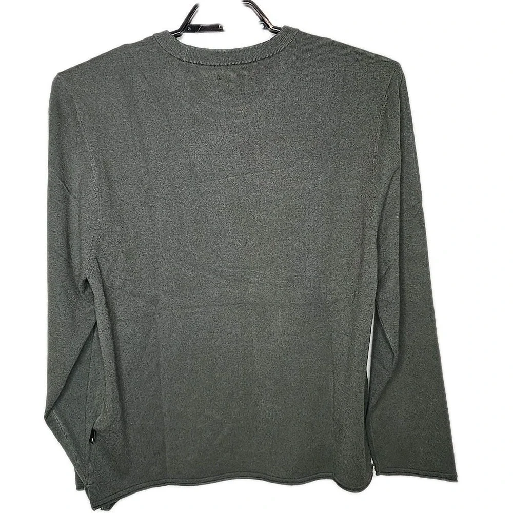 7 For All Mankind NWT Men's Green Crew Neck Sweater Size XXL NEW t22